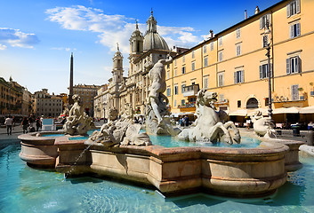 Image showing Fountain of Neptune