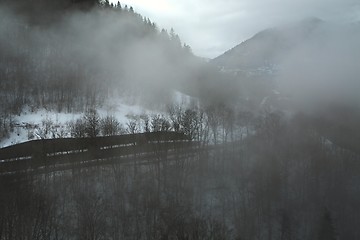 Image showing Fog in the mountains