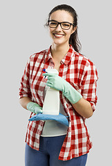 Image showing Cleaning day