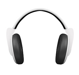 Image showing Wireless headphones isolated on white