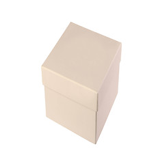 Image showing Cardboard Box isolated on a White