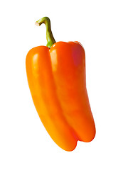 Image showing orange pepper isolated on white