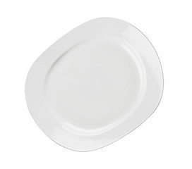 Image showing Empty plate on white background