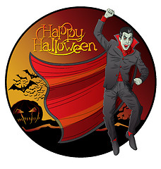 Image showing Vector Vampire Dracula