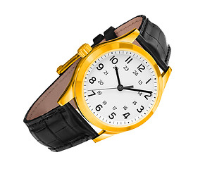 Image showing Golden watch