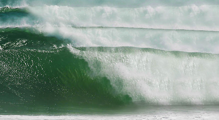 Image showing rough colored ocean wave