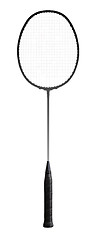 Image showing Close-up of a badminton racket