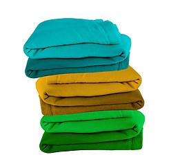 Image showing Bath towel. Isolated