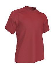 Image showing Red T-shirt isolated on white