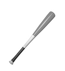 Image showing Single baseball bat