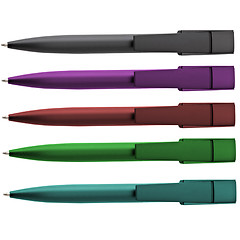 Image showing Pens on white background
