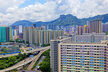 Image showing hong kong public estate buildings