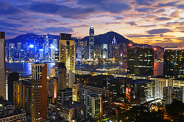 Image showing Hong Kong skyline