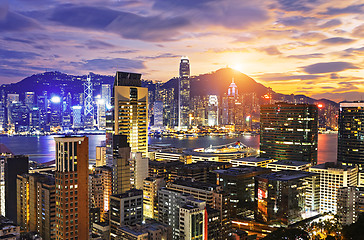 Image showing Hong Kong skyline