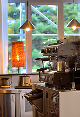 Image showing Professional coffee machine