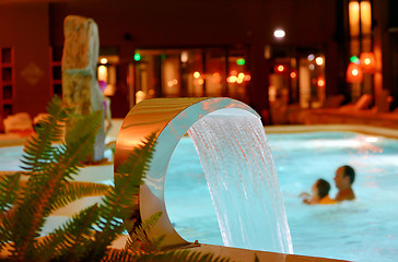 Image showing Relaxation pool in spa 