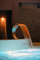 Image showing Relaxation pool in spa 