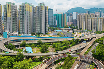 Image showing hong kong public estate buildings