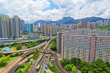Image showing hong kong public estate buildings