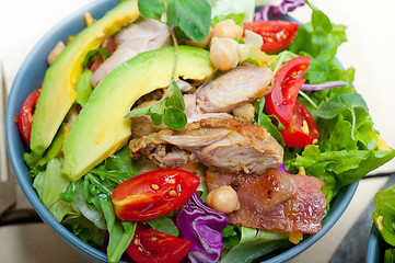 Image showing Chicken Avocado salad 