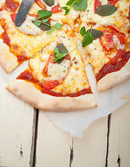 Image showing Italian pizza Margherita