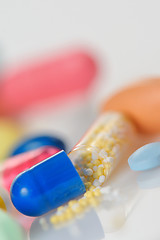 Image showing Assorted colored pills