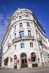 Image showing typical house corner in Vienna Austria