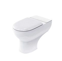 Image showing New toilet bowl isolated 