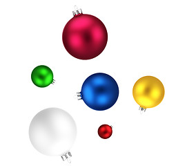 Image showing Christmas balls