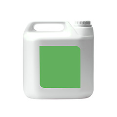 Image showing plastic canister for motor oil 