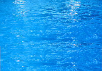 Image showing blue pool water