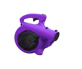 Image showing Leaf blower tool on white background