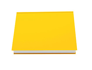 Image showing yellow book on a white background