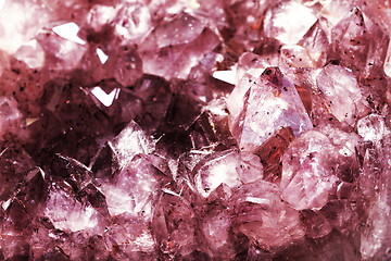 Image showing amethyst violet background