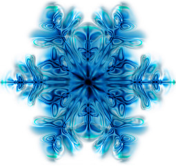 Image showing christmas snowflake isolated