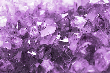 Image showing amethyst violet background