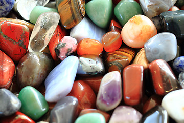 Image showing natural color gems background 