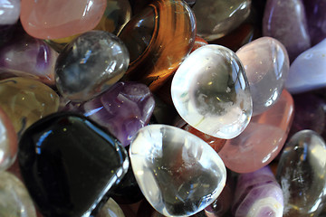 Image showing natural color gems background 