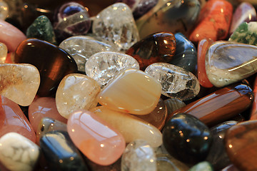 Image showing natural color gems background 