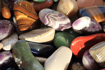 Image showing natural color gems background 