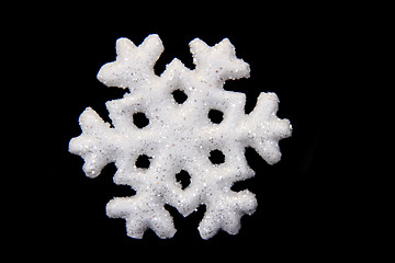 Image showing white christmas snowflake