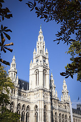 Image showing the town hall in Vienna Austria