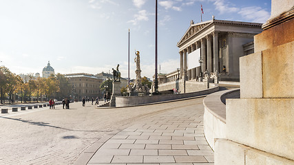 Image showing Parliament building in Vienna Austria