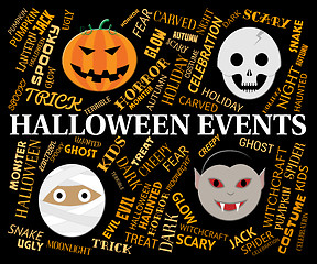 Image showing Halloween Events Shows Trick Or Treat And Autumn