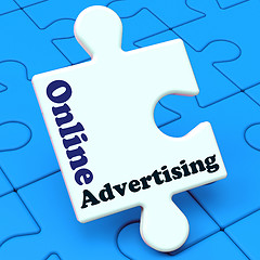 Image showing Online Advertising Shows Website Promotions Adverts