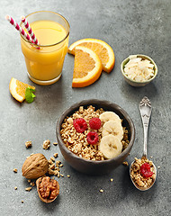 Image showing bowl of granola 