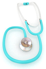 Image showing stethoscope. 3d illustration