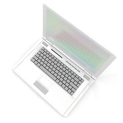 Image showing Laptop computer. 3d render