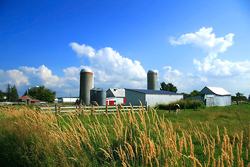 Image showing Working farm in rural Quebec