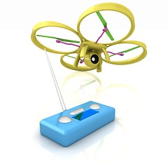 Image showing Drone with remote controller